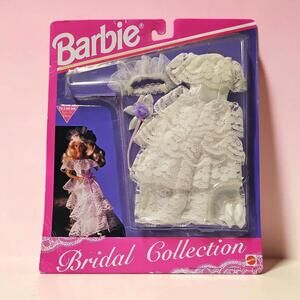 1992 Vintage Barbie Bridal Collection Wedding Gown Outfit NRFB Mattel ARCO